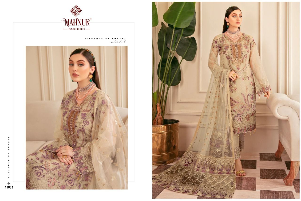 Mahnur 7 Hittest Heavy Festive Wear Wholesale Pakistani Salwar Suits Catalog
